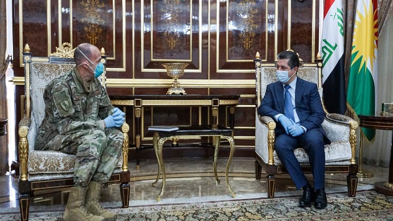 PM Masrour Barzani meets US senior defense official in Iraq